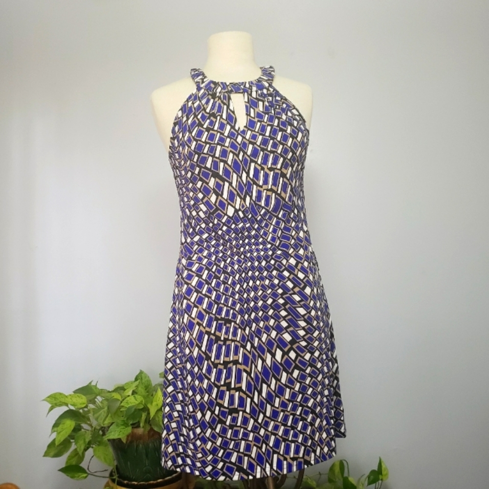 Joy Joy Size S Dress Geometric Print